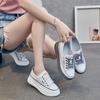 Fashion Women Casual Small White Shoes Spring Summer Breathable Flat Sneakers Outdoor Comfortable Leather Walking Footwear Zapatos Mujer