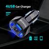 Car USB Charger PD 20W 4 Port Quick Charge 3.0 Universal Type C Fast Charging For IPhone Type C Car Charger