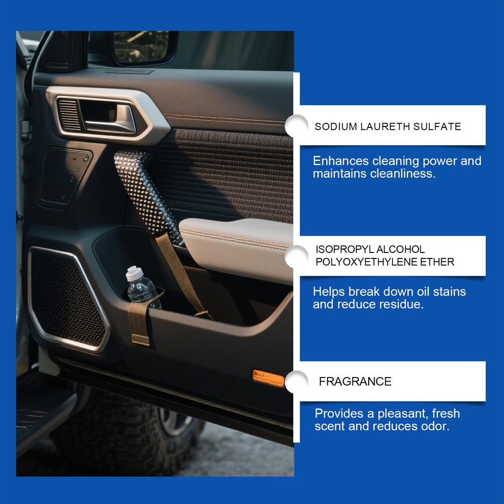 Car Interior Cleaning & Care Spray - A Universal Spray for Interior Cleaning,Surface Stain Removal and Care of Leather & Fabrics