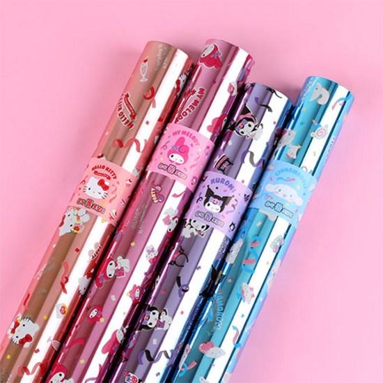 Депозитная оберточная бумага Sanrio Hello Kitty 53см x 15м, красная, 1 штука, популярный персонаж в Корее