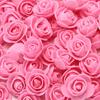 500 Pieces Teddy Bear of Roses 3.5cm Foam Wedding Decorative Christmas Decor for Home Diy Gifts Box Artificial Flowers KTY