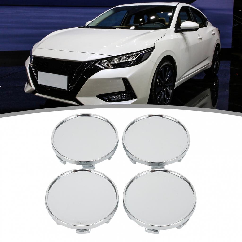 Car Decoration Center Cap Dia 6 Clips 4pcs ABS Plastic