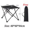 Outdoor Portable Folding Table Lightweight Picnic Table Travel Field Camping Barbecue Cloth Table Fishing Leisure Table