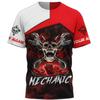2023 Summer Fashion Mens T Shirt Personalized Name Mechanic 3D All Over Printed Tops Unisex Tshirts Street Casual Sports T-shirt