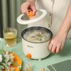 Compact Non-Stick Electric Cooking Pot for One Person - Ideal for Dorms, Apartments, or Small Spaces, Perfect for Noodles & More
