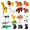 Big Size Building Blocks Animal Accessorie Compatible Duplo Rabbit Fish Bear Chicken Pig Duck Dog Cat Horse Cow Sheep Toys Gifts