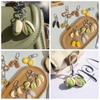 Bag Pendant Food Series Pendant Pistachio PVC Keychain Unique Simulation Food Keychain  Gift