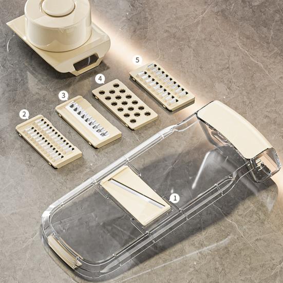 Fruit And Vegetable Chopper Stainless Steel Food Cutter Slicer Multifunctional Veggie Chopper