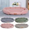 Winter Oval Pet Pad, Soft Kennel Material, Comfortable, Hypoallergenic, Easy To Clean And Maintain