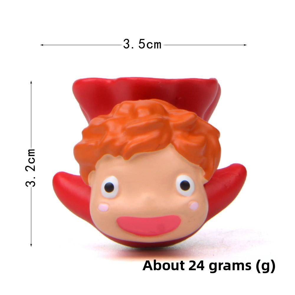 Goldfish Cartoon Ponyo Mini Doll Model Ornament For Decoration Landscape