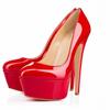 LOSLANDIFEN Women Pumps 14cm Super High Heels Platform Shoes Sexy Patent Leather Woman Wedding Party Stilettos Red Shoe