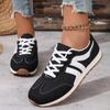 Fashion Plus Size 2025 Shoes Female Lace Up Women's Vulcanize Shoes Outdoor Women Sneakers Mixed Colors Low Heel Ladies Casual Shoes