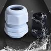 Waterproof Waterproof Joint Cable Gland White Black Cable Entry Nylon Connector  Wire