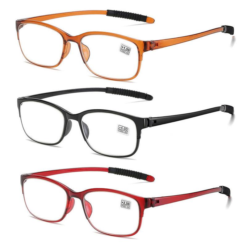 New Tr Lightweight Anti-Blu-Ray Reading Glasses Fashion Oval Small Frame Old Man Mirror Comfortable Reading Glasses