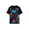 Graffiti Print Crew Neck Short Sleeve T-Shirt Men Tops AHSR903-2