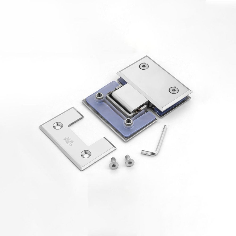 90°/135°/180° Зажим-кронштейн для стеклянной двери Фурнитура для двери из нержавеющей стали Петли для двери ванной комнаты Ванная комната