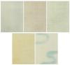 Kana Paper, Ancient Capital Elegance, Half-Kaishi Size, 50 Sheets (5 Designs, 10 Sheets Each)