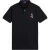 Polo FW25 Logo Embroidered Short Sleeve Slim Fit Polo Shirt Men Tops MNPOKNI1N823704-001