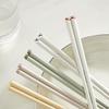 Premium Non-Slip Anti-Mold Cartoon Alloy Chopsticks - Heat Resistant, Durable Serving Tableware for Individual Use
