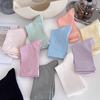 Women's High-Elastic Cotton Socks - Non-Binding, Soft, Anti-Pilling, Macaron Colors, Versatile and Comfortable Fit