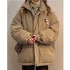 Plus-size Winter Corduroy Jacket 2024 New Women Parka Loose Clothes Long Coat Liner Jacket Warm Snow Wear S-2XL