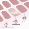 Yousheng 1 Set Gel Nail Stickers for Fragile Nails Easy Removal Waterproof Nail Art Stickers DIY Nail Art Decals with File Wooden Stick Cotton Pad