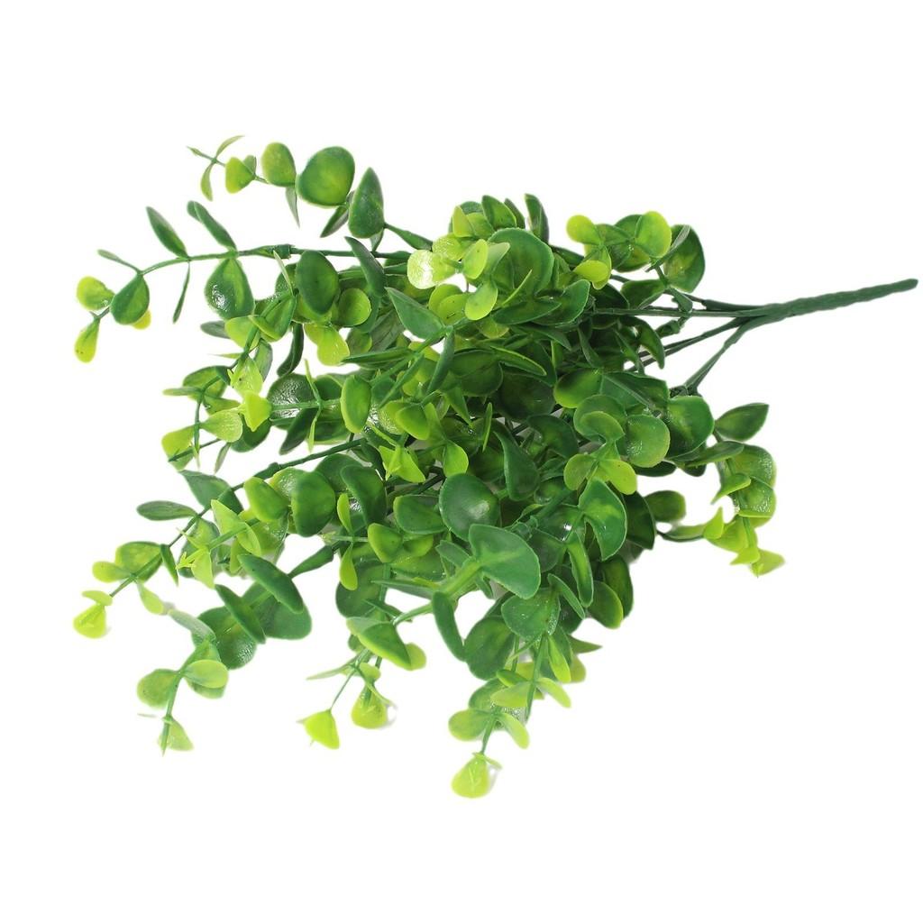 Green Eucalyptus Plant Artificial Waterresistant Foliage For Home Interior