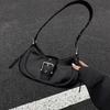 Spice Girl Single Shoulder Armpit Bag Women's Black New Trend Locomotive Bag High Sense Versatile Messenger Women's Bag
