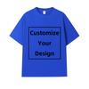 Customized Your Own Design Diy02 Cotton Men T-shirts Women T Shirts Personalized Unisex Custom Printed Logo