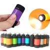 Mini Keychain Torch USB Rechargeable Flashlight Lamp 0.5W 25Lm Electric Torch