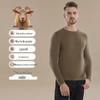 Han Mian Jiang Men's Premium Thermal Cashmere Blend Round Neck Baselayer