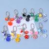 Dice Keychain Creative Star Manger Punk Style Keyrings for Women Bag Hanging Ornaments Accessories