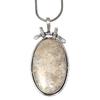 Necklace Fossil Coral Gemstone Handmade Jewelry 2.25"