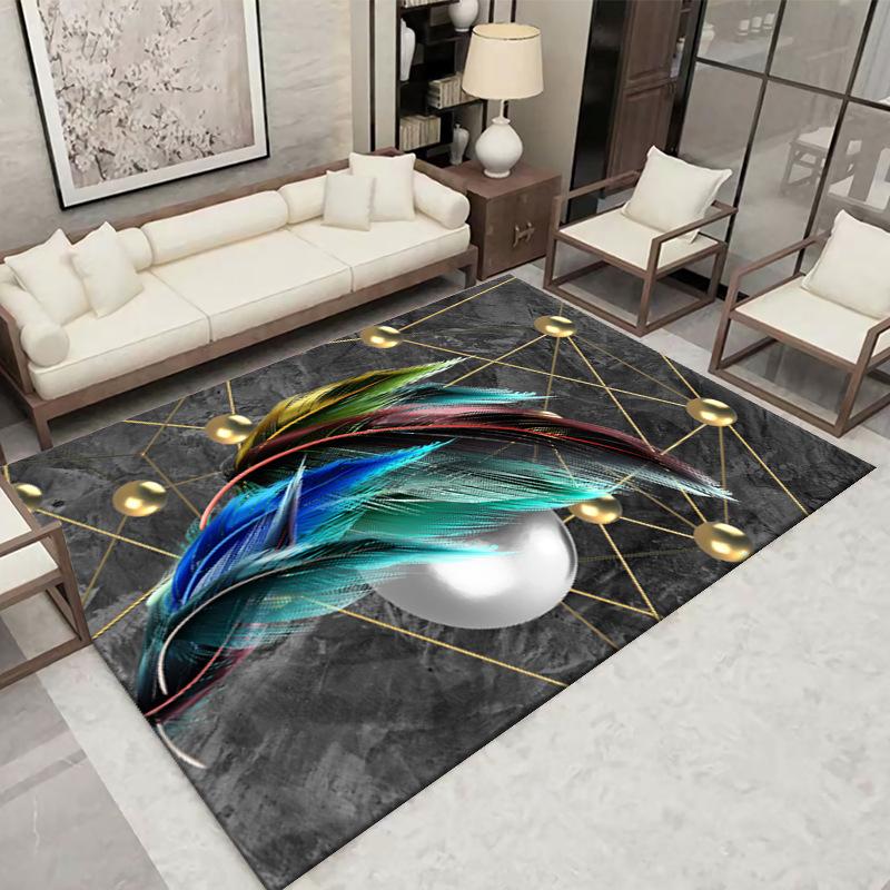 Living Room Carpet Decoration Floor Mat Large Area Home Non-slip Carpet Cloakroom Washable Carpets