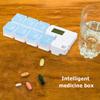 7-Day Pill Organizer Box Timer Weekly Pills Drug Container Smart Medicine Storage Alarm Box Weekly Pill Drug Container