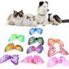 Butterfly Style Dog Hair Acciessories Pet Dog Hair Bows Elastic Cut Pet Grooming Purducts Randomly