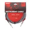 Shielded Cable Custom Series Braided Instrument Cable Gray D'Addario (Guitar Shield) PW-BG-10BG (3.0m S-S) []