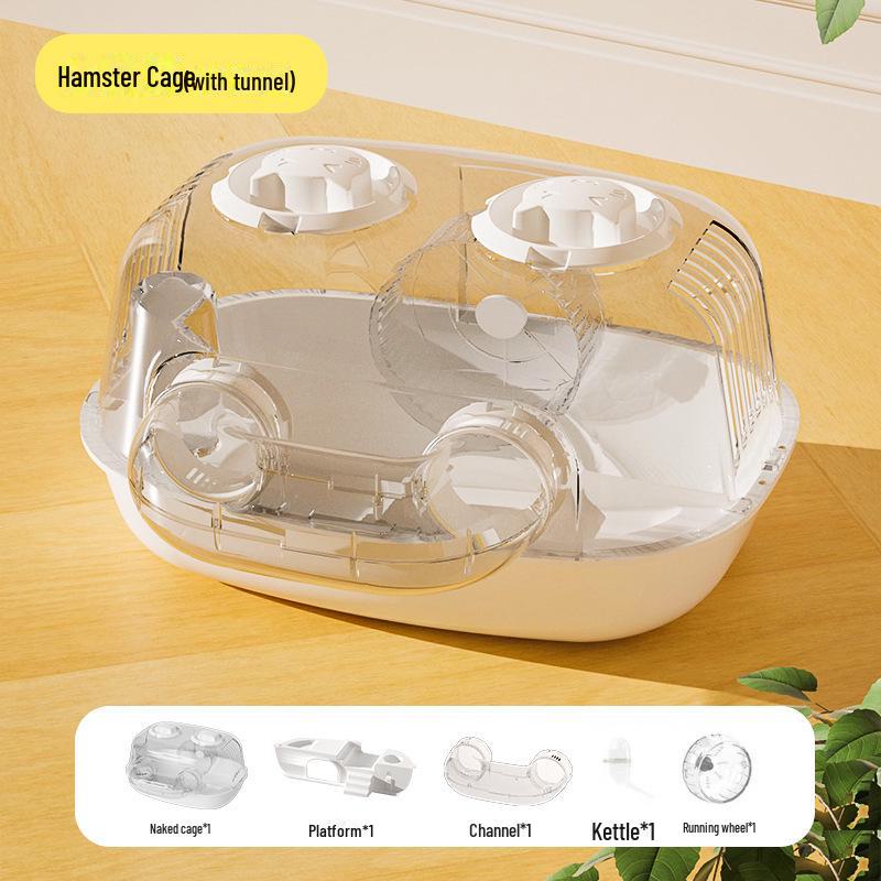 Golden Bear Hamster Tunnel: DIY Tube Module for Cage and Landscaping