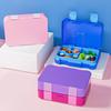 Portable Compartment Lunch Box for Kids Microwavable Sealed Leakproof Meal Prep Containers Fresh-keeping Food Storage Container
