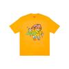 Palace FW21 Large Up T-Shirt Light Orange Cartoon Print Crew Neck Short Sleeve Unisex T-Shirt PAL-FW21-459