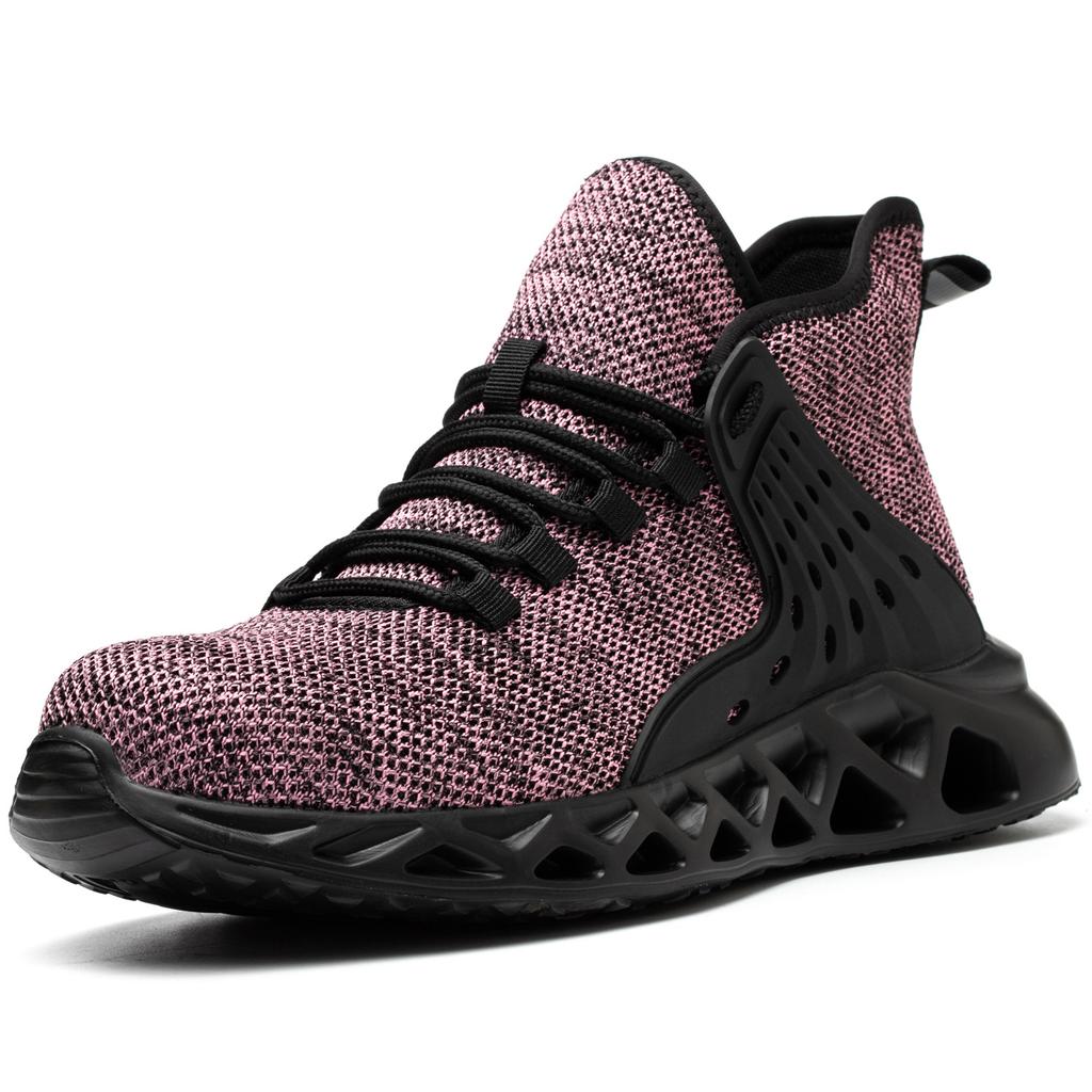 Indestructible Ryder Shoes Men Steel Toe Cap Work Safety Shoes Puncture-Proof Lightweight Breathable Sneakers Black Work Boots