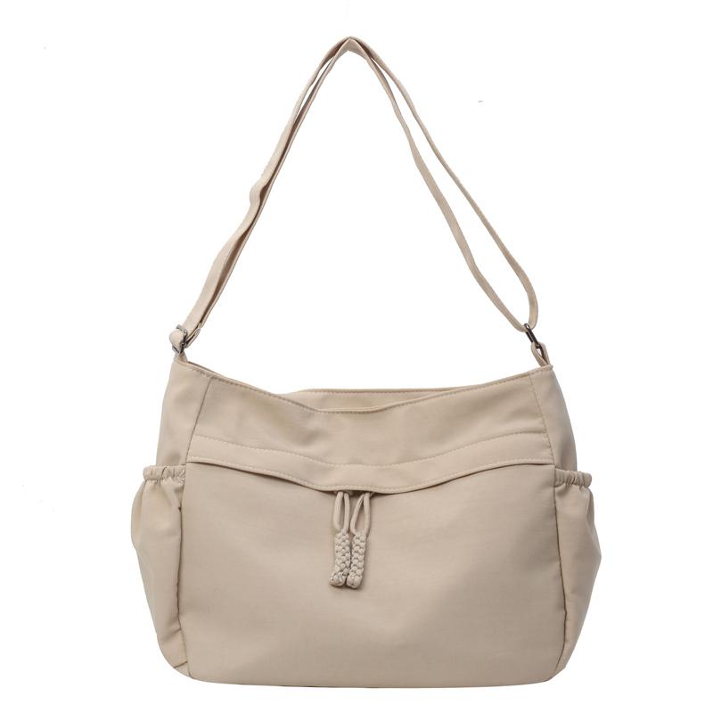 Женская большая сумка большой емкости, однотонная сумка через плечо, сумка для пельменей