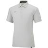 Heather White Polo Size Training Wear Men's Shirt, S, 32MA2083, Moisture-Wicking, Quick-Drying
