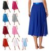 Womens Lace-Up Flowy Skirt Ballet Modern Dance Training Wrap Skirt Midi Skirts Beach Wear Cover Up