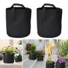 Fabric Grow Bags Thickened Felt Plant Grow Bags with Handles Breathable Planting Bags Grow Pots for Flowers Tomatoes Cucumbers