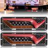 Ygmylandbb LED Truck Tail Sequential Flowing Turn and Small Rear Set of 2 and for and Boats Lights, 12V, Signals, Tail, Brake, Lights, Combination,