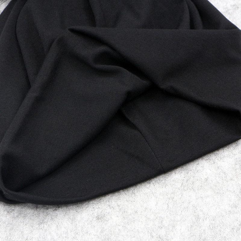 Casual Spring Women Black Slouch Beanies Hats Solid Color Thin Cotton Oversize Bonnets Caps For Ladies Men Hats