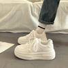 Thick-soled College Style Little White Shoes Children's Autumn New Lightweight and Versatile Students' Casual Height-increasing Board Shoes