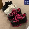 Fashion Exquisite Women's Sneakers Fashion Versatile Casual Shoes Soft Bottom Comfortable Thick Bottom Height Increase 7cm Running Shoes