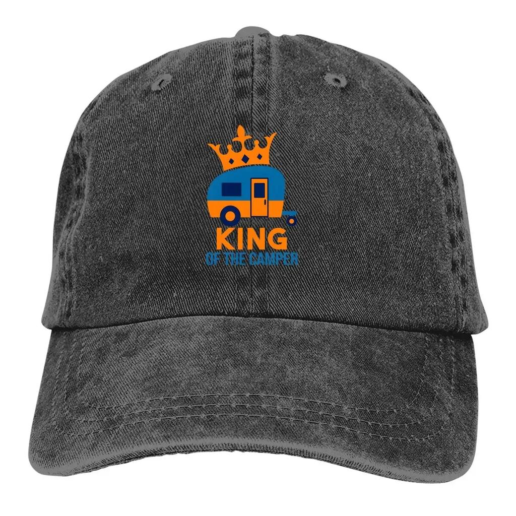 Summer Cap Sun Visor Kinf Of The Camper Hip Hop Caps Camper Camping Cowboy Hat Peaked Hats